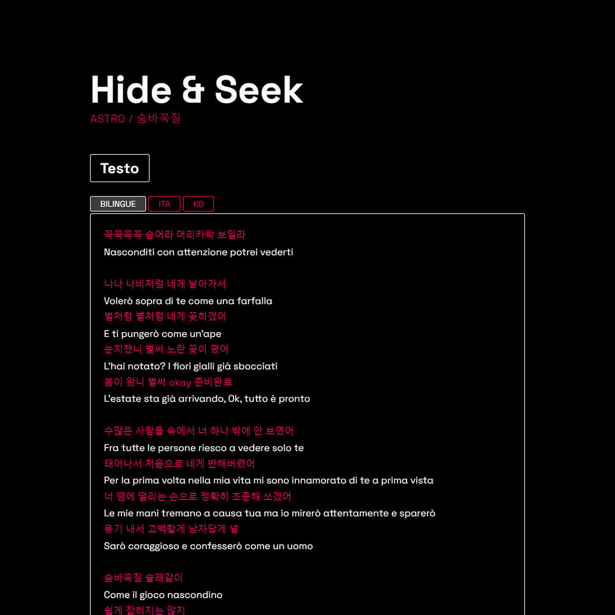 KItaly translation Bi